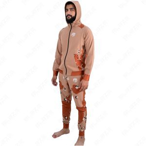 BSW Men’s Zipper Tracksuit for Comfort & Style – Ideal for Gym, Sports, and Casual Wear – Light Brown – BFW-TS-1528