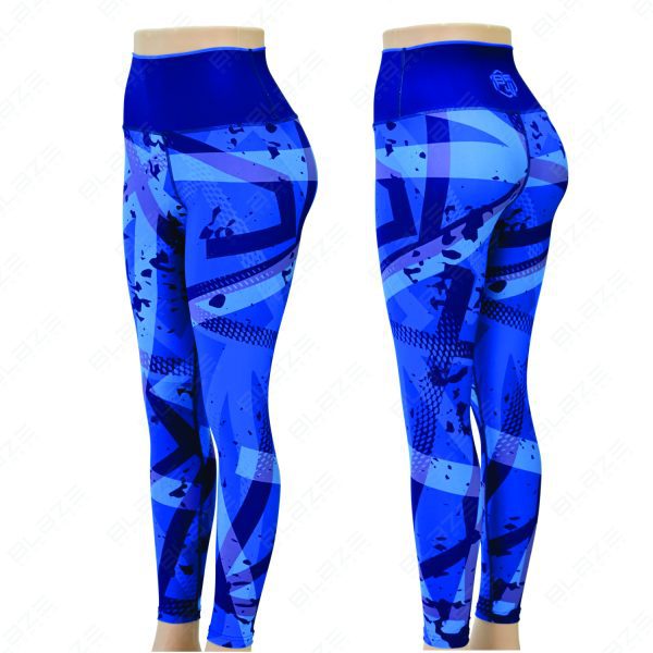 BSW Women’s Sublimation Leggings - Comfort, Style & Durability - Perfect for Active & Casual Wear - Multicolor - BSW-SL-0712