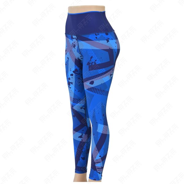 BSW Women’s Sublimation Leggings - Comfort, Style & Durability - Perfect for Active & Casual Wear - Multicolor - BSW-SL-0712 - Image 4