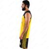 BSW Basketball Uniform - Custom Design, Size, Player Name, Number - Comfortable, Breathable Fabric - Yellow/Black - BSW-BBU-0203 - Image 4