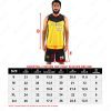 BSW Basketball Uniform - Custom Design, Size, Player Name, Number - Comfortable, Breathable Fabric - Yellow/Black - BSW-BBU-0203 - Image 6