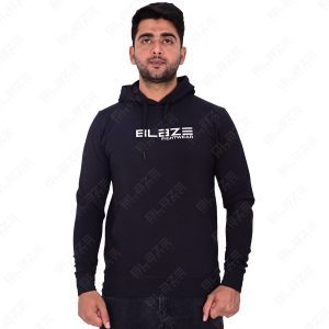 Men’s Pullover Hoodie – Soft, Comfortable Cotton Blend, Stylish, Cozy & Warm for Winter, Perfect for Casual Wear – Black – BSW-HS-1716