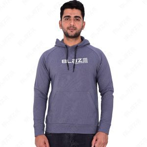 Men’s Pullover Hoodie – Soft, Comfortable Cotton Blend, Stylish, Cozy & Warm for Winter, Perfect for Casual Wear – Grey – BSW-HS-1709