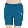 BSW Women’s Booty Shorts – Breathable, Four-Way Stretch Spandex/Nylon Fabric, Solid - Cyan - BSW-WBS-3304 - Image 4
