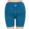 BSW Women’s Booty Shorts – Breathable, Four-Way Stretch Spandex/Nylon Fabric, Solid - Cyan - BSW-WBS-3304 - Image 6