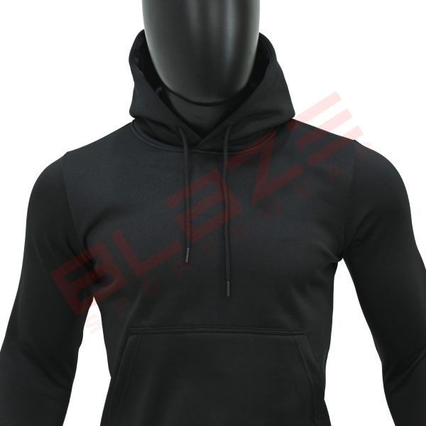 Men's Pullover Hoodie - Soft, Comfortable Cotton Blend, Stylish, Cozy & Warm for Winter, Perfect for Casual Wear - Black - BSW-HS-1713 - Image 8
