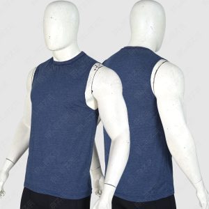 BSW Sleeveless T-Shirt – Lightweight, Breathable for Active Comfort – Blue