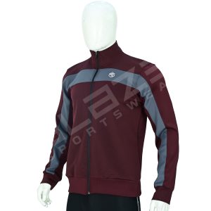 Men’s Zipper Hoodie – Versatile, Soft Cotton Blend, Full-Zip Design for Easy Wear, Stylish & Comfortable for All Seasons – Maroon – BSW-HS-1703