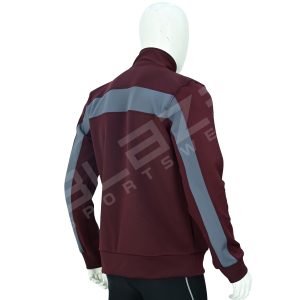 Men’s Zipper Hoodie – Versatile, Soft Cotton Blend, Full-Zip Design for Easy Wear, Stylish & Comfortable for All Seasons – Maroon – BSW-HS-1703