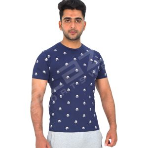 BSW Premium Men’s T-Shirt – Comfortable, Stylish, Perfect for Workouts & Everyday Wear – Blue – BSW-MTS-1204