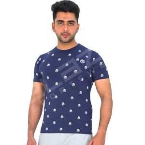 BSW Premium Men’s T-Shirt – Comfortable, Stylish, Perfect for Workouts & Everyday Wear – Blue – BSW-MTS-1204