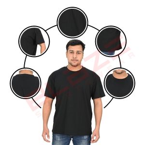 BSW Premium Men’s T-Shirt – Comfortable, Stylish, Perfect for Workouts & Everyday Wear – Black – BSW-MTS-1201