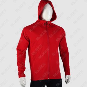 Men’s Zipper Hoodie – Versatile, Soft Cotton Blend, Full-Zip Design for Easy Wear, Stylish & Comfortable for All Seasons – Maroon – BSW-HS-1701