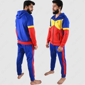 BSW Men’s Zipper Tracksuit for Comfort & Style – Ideal for Gym, Sports, and Casual Wear – Multicolor – BFW-TS-1506