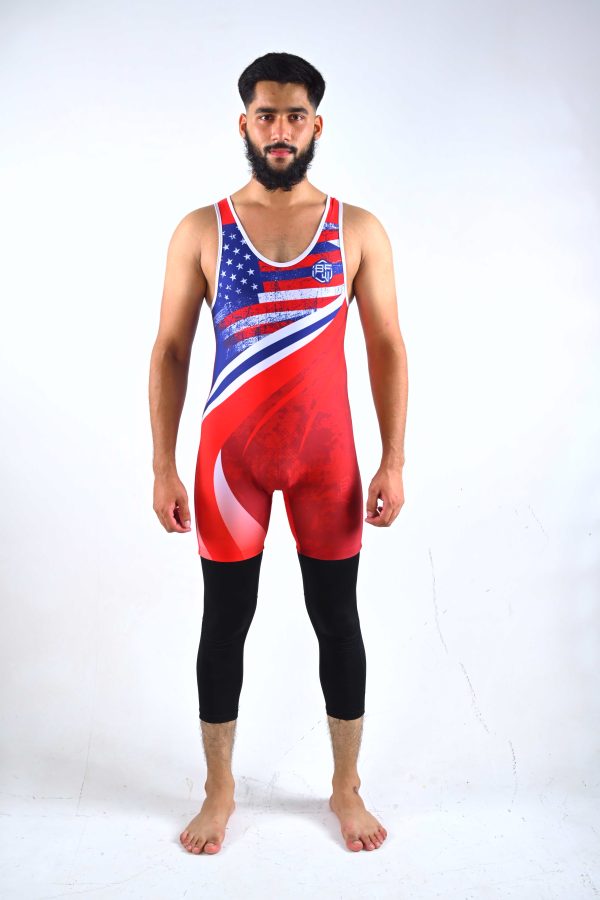 BSW Sublimated Wrestling Singlet