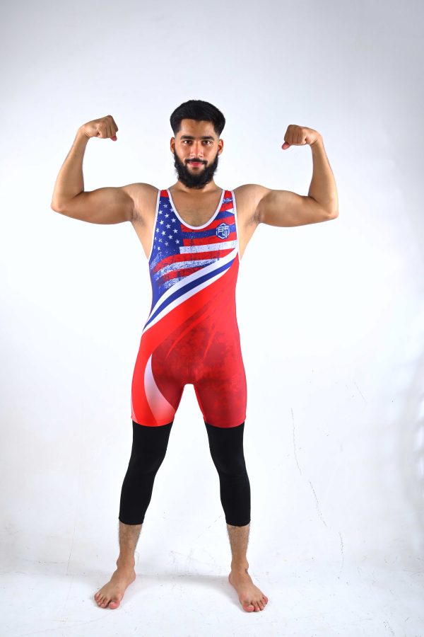 BSW Sublimated Wrestling Singlet - Image 5